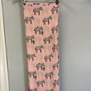 Pink Zebra Print Nursing Cover Little Unicorn